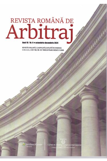 Revista Romana de Arbitraj Nr. 4/2024