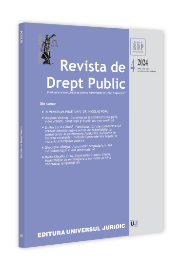 Revista de drept public nr. 4/2024