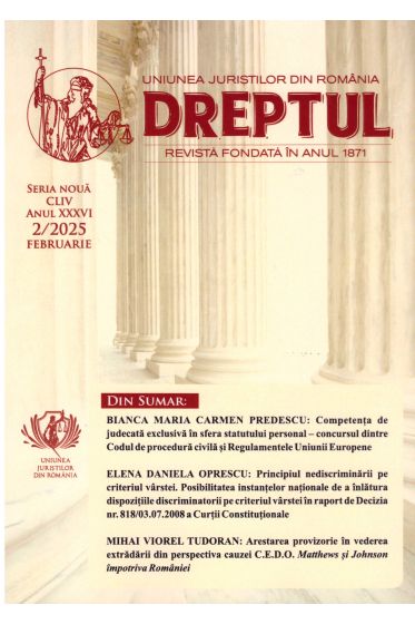 Revista Dreptul nr. 2/2025