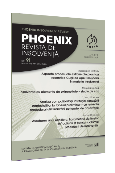 Phoenix. Revista de Insolvența nr. 91