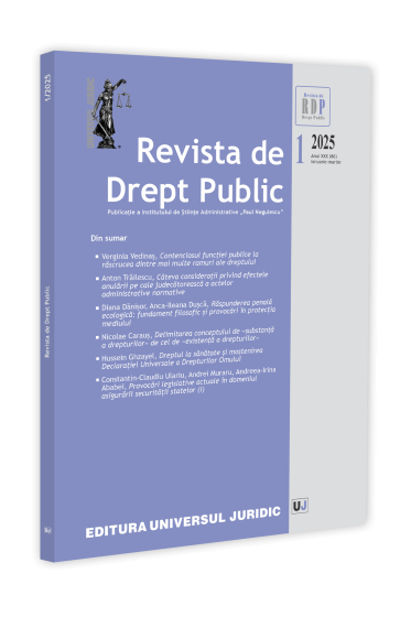 Revista de drept public nr. 1/2025