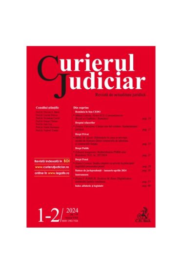 Curierul Judiciar nr. 1-2/2024