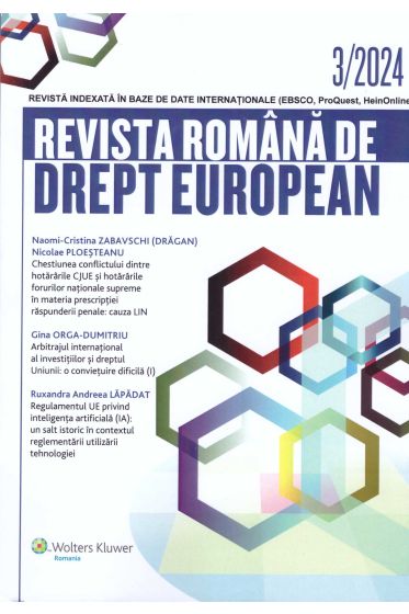 Revista Romana de Drept European nr. 3/2024