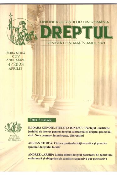 Revista Dreptul nr. 4/2025