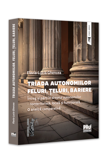 Triada autonomiilor. Feluri, teluri, bariere.Intreg si parti in dreptul autonomiilor: nonteritoriala, locala si functionala. O analiza comparativa