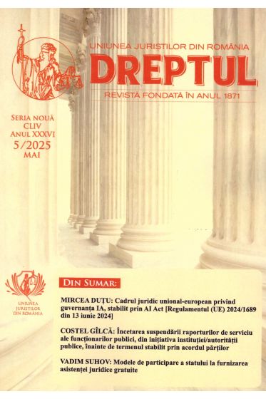 Revista Dreptul nr. 5/2025