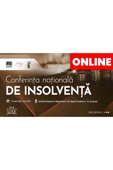 ACCES ONLINE: Conferința Naționala de Insolvența 2025