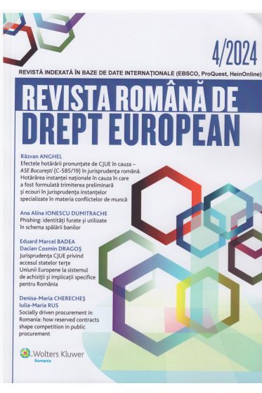 Revista Romana de Drept European nr. 4/2024