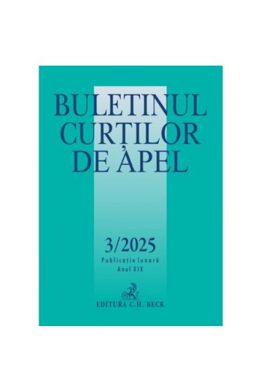 Buletinul Curților de Apel nr. 3/2025