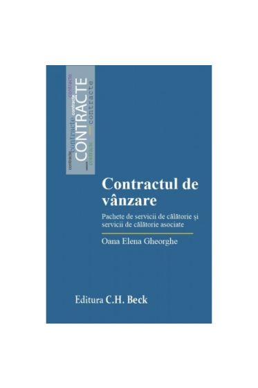 Contractul de vanzare a pachetelor de servicii de calatorie și servicii de calatorie asociate