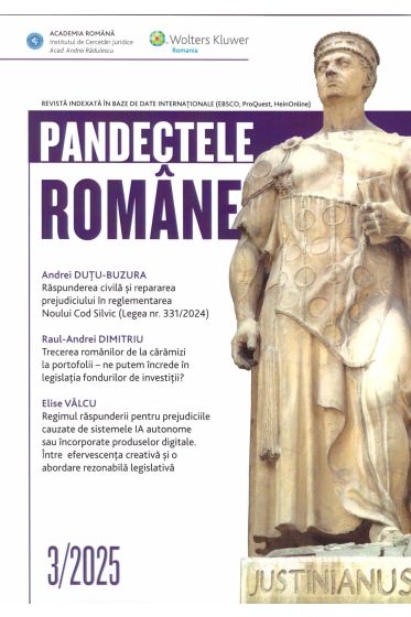 Pandectele Romane 3/2025