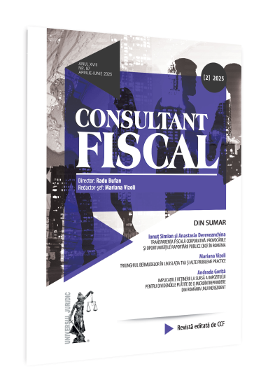 Revista Consultant Fiscal nr. 2/2025