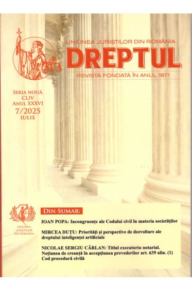 Revista Dreptul nr. 7/2025