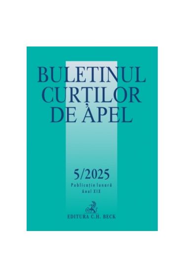 Buletinul Curților de Apel nr. 5/2025
