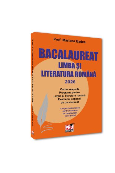 Limba și literatura romană pentru bacalaureat 2026