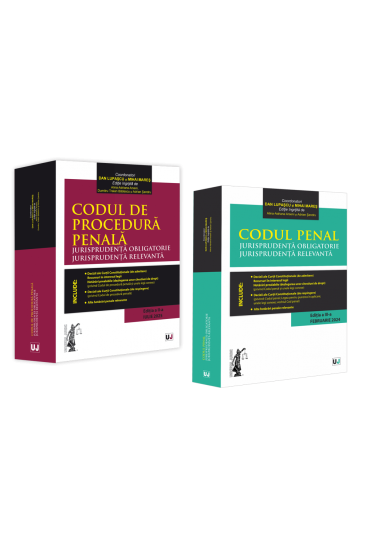 Pachet: Codul de procedura penala. Ed. II (Iulie 2025) si Codul penal. Ed. III (Februarie 2024)