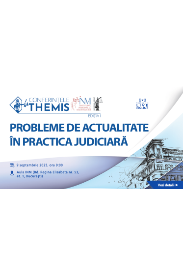 Conferințele Themis, Ediția I