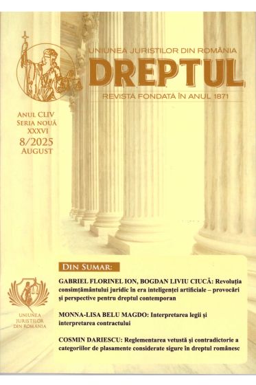 Revista Dreptul nr. 8/2025