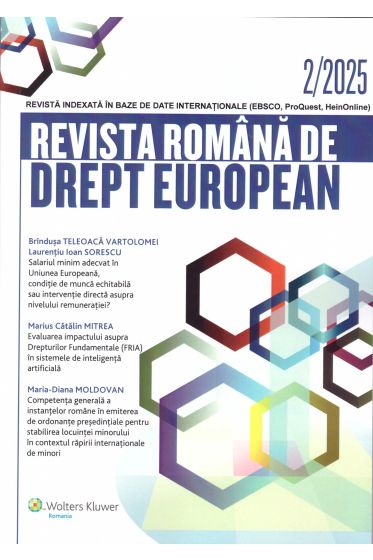 Revista Romana de Drept European nr. 2/2025