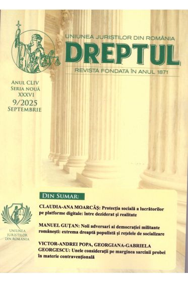Revista Dreptul nr. 9/2025