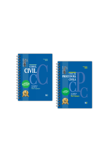 Pachet: Codul civil si Codul de procedura civila: septembrie 2025