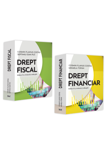Pachet: Drept fiscal si Drept financiar, editia a II-a, revazuta si adaugita