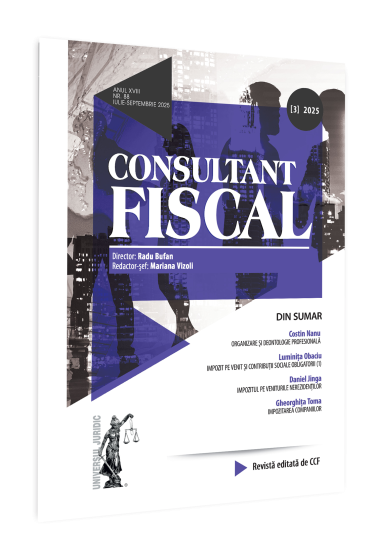 Revista Consultant Fiscal nr. 3/2025