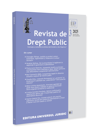 Revista de drept public nr. 3/2025