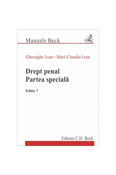 Drept penal. Partea speciala. Ediția 7