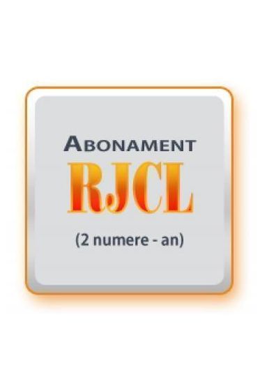 Abonament Romanian Journal of Comparative Law 2026 (2 numere)