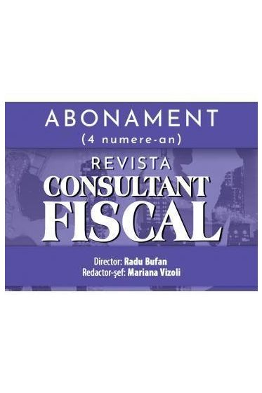 Abonament Revista Consultant Fiscal 2026 (4 numere)