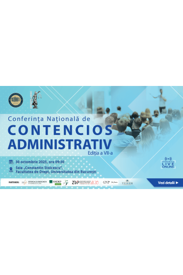 Conferința Naționala de Contencios Administrativ, Ediția a VII-a