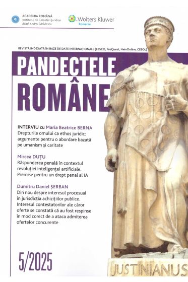 Pandectele Romane 5/2025