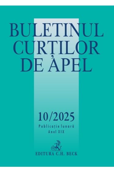 Buletinul Curților de Apel nr. 10/2025