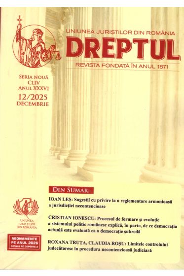 Revista Dreptul nr. 12/2025