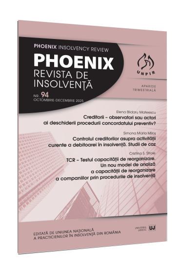 Phoenix. Revista de Insolvența nr. 94