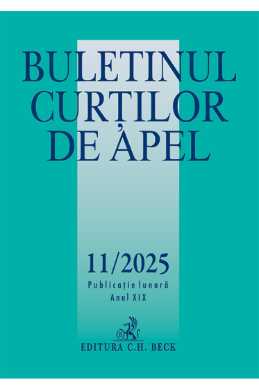 Buletinul Curtilor de Apel nr. 11/2025