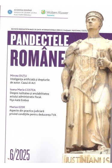 Pandectele Romane 6/2025