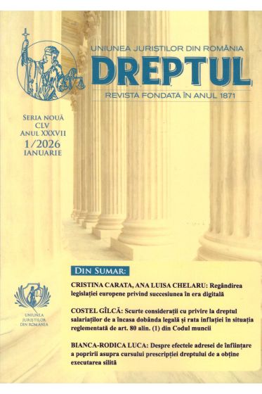 Revista Dreptul nr. 1/2026