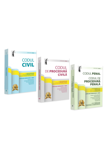 Pachet: Codul civil, Codul de procedura civila si Codul penal Codul de procedura penala: ianuarie 2026