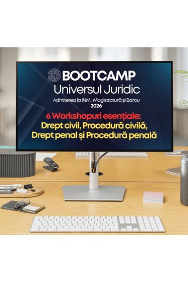 Admitere INM, Magistratura&Barou: 6 Workshopuri esențiale – Drept civil, Procedura civila, Drept penal și Procedura penala