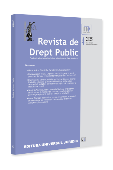 Revista de drept public nr. 4/2025