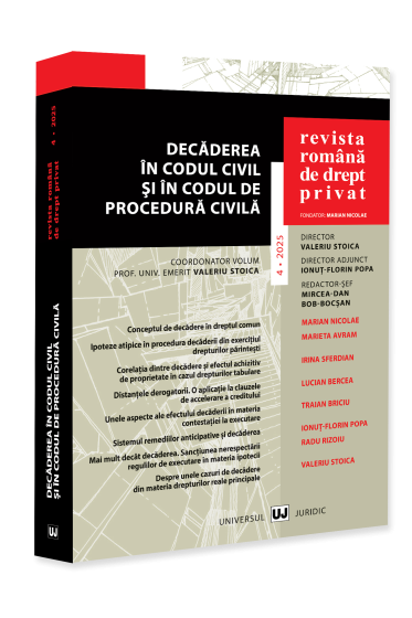Revista Romana de Drept Privat nr. 4/2025