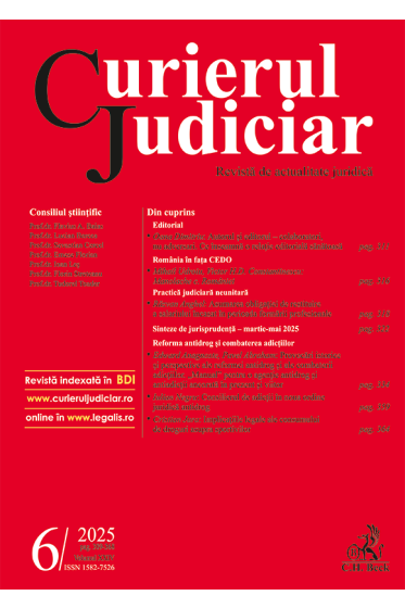 Curierul Judiciar nr. 6/2025