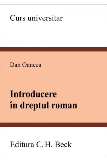 Introducere in dreptul roman